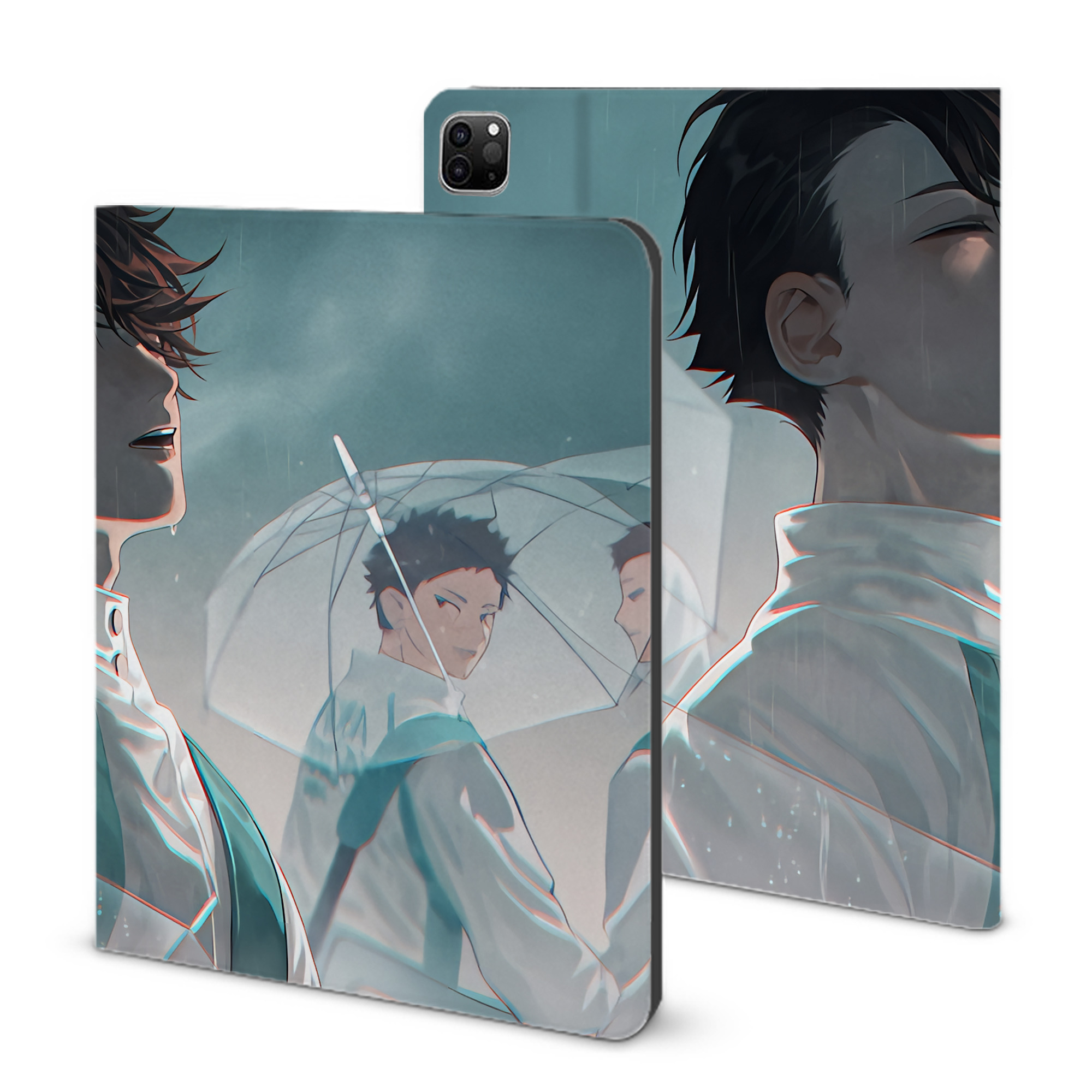 （画像用） ハイキュー!! Haikyu!! IPad ケース ブック型 PUレザー TPU 耐衝撃 軽量 薄型 ペン収納なし 全面保護 IPad 各モデル対応